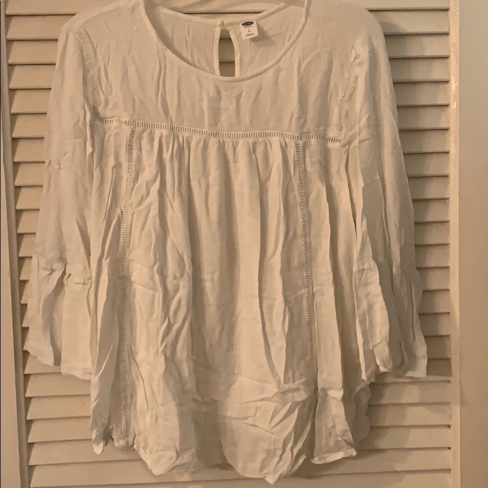 Old Navy white blouse
